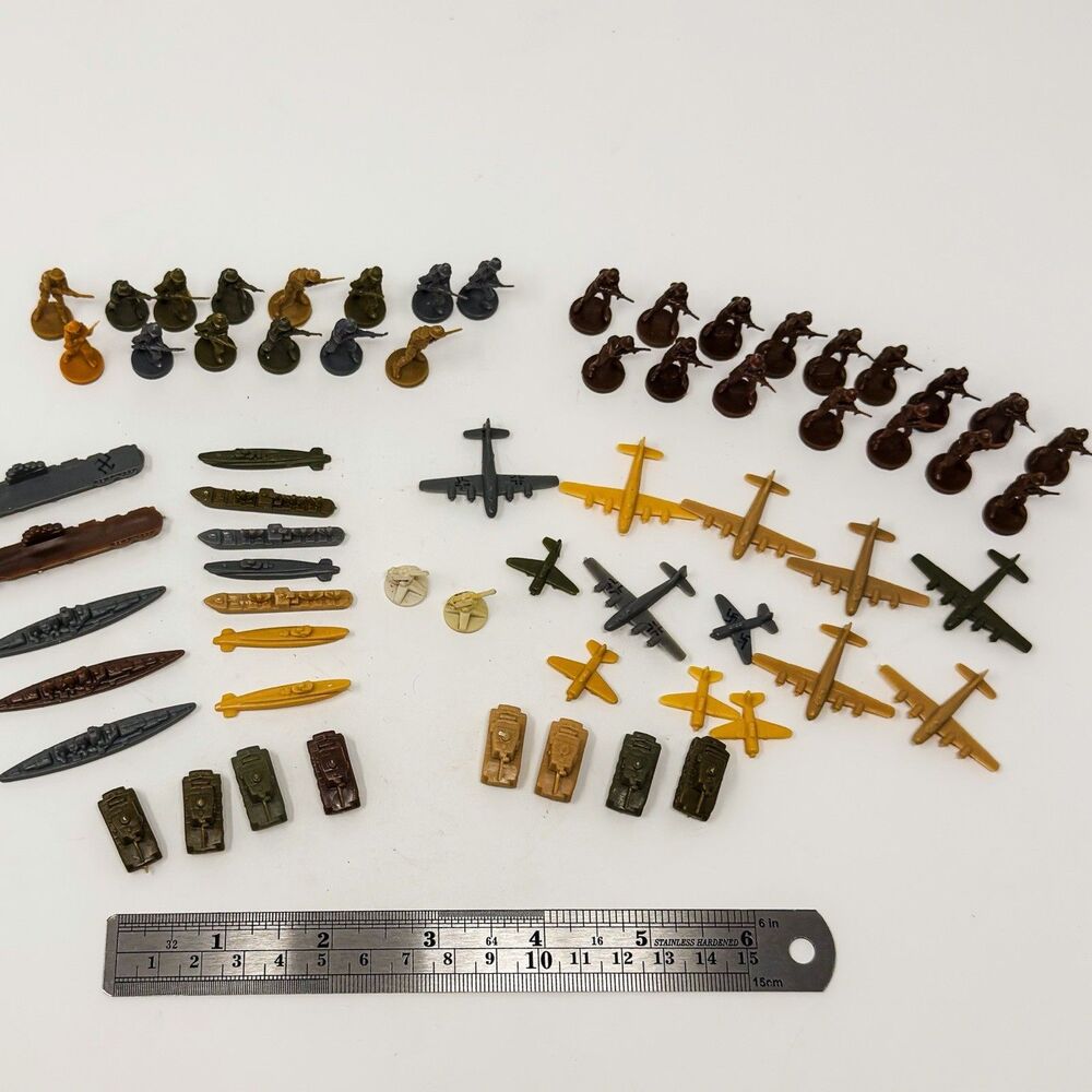 Axis & Allies 1941 Strategy War Game REPLACEMENT PIECES Mini Soldier Tank Plane - Picture 8 of 8